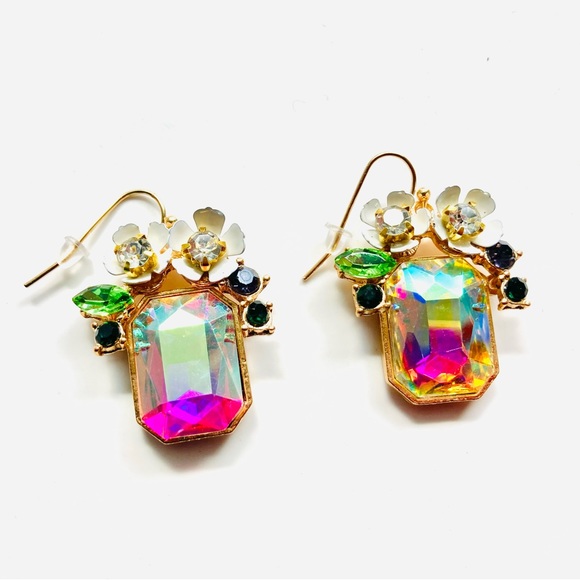 New Rhinestone dangle earrings - Picture 7 of 8